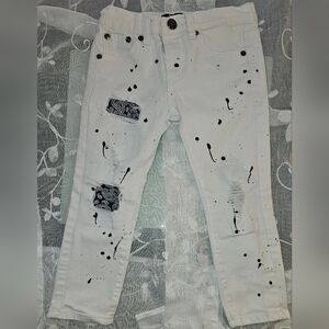 Trestles Supply Co. Paint splatter distressed pants kids size 6